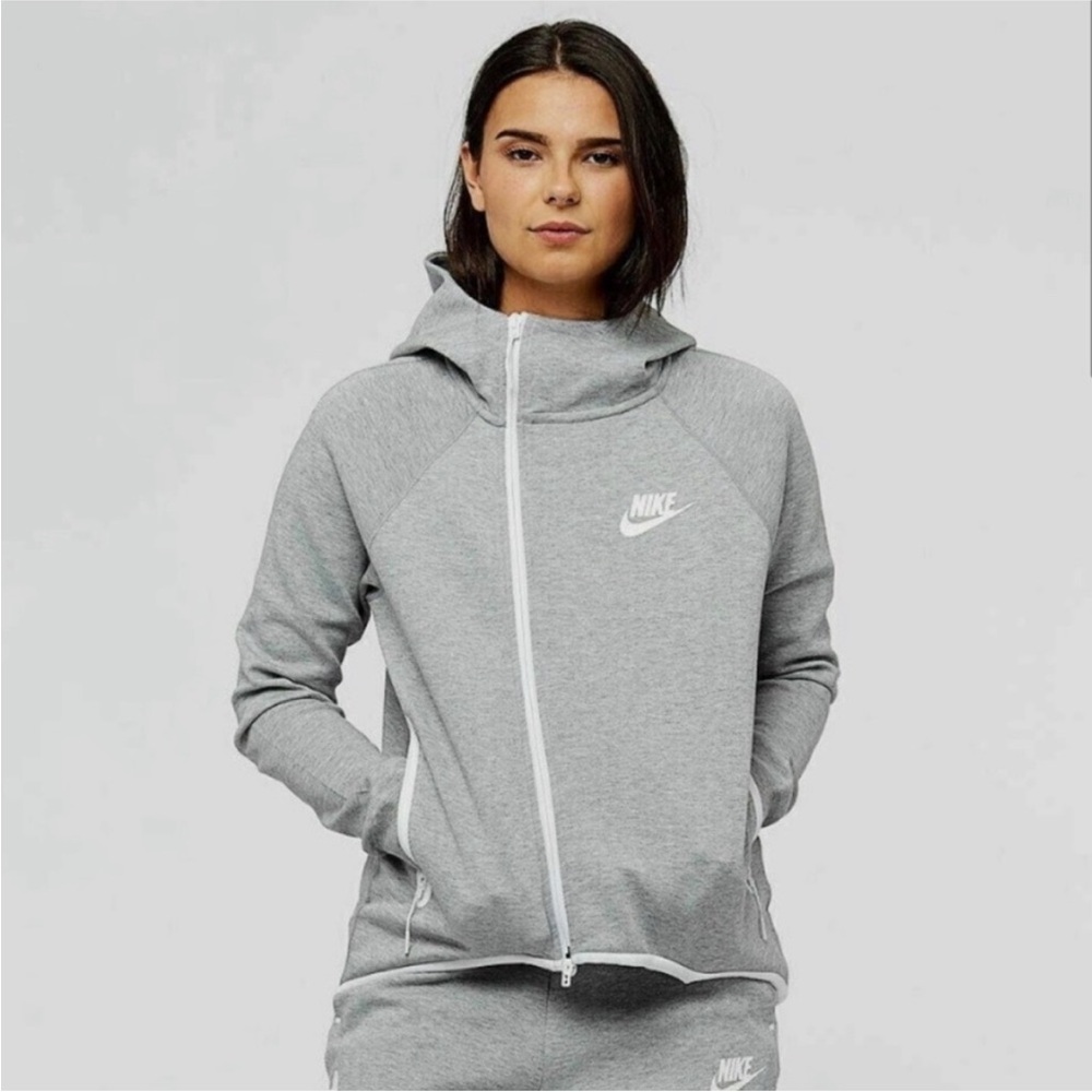 NIKE Tech Fleece Loose Fit Full Zip Hoodie & Joggers Sweatsuit Tracksuit Set